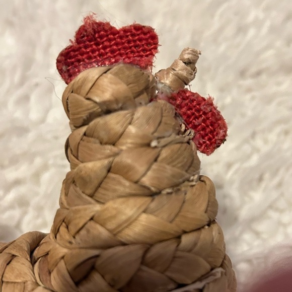 50% off w like Wicker Rattan wrap Chicken Hen Farmhouse Decor Rooster unique - Picture 3 of 5